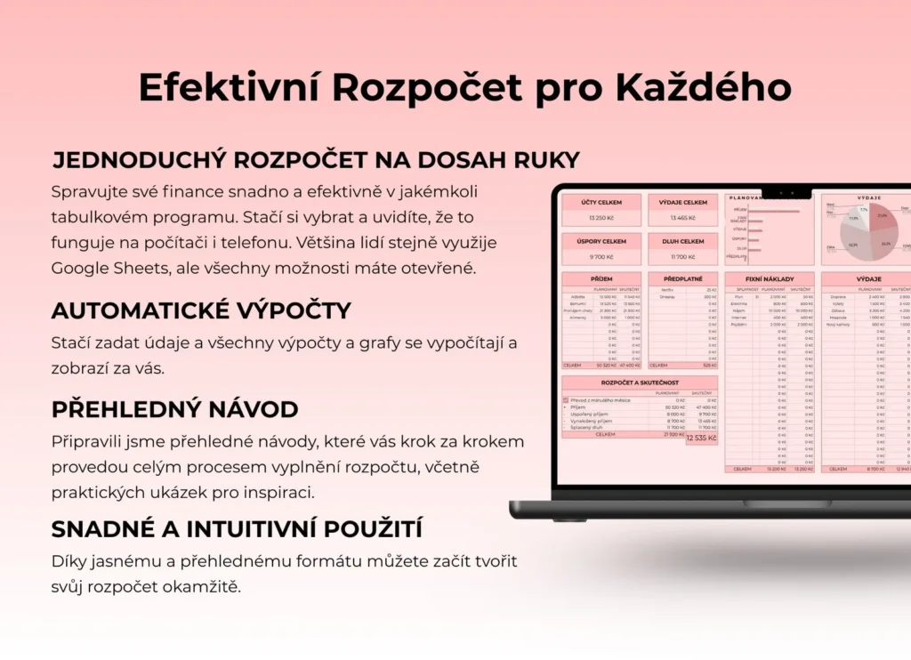 Efektivní rozpočet pro každého